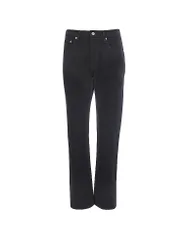 Jeans Straight Fit 7/8 501 schwarz 32/L28 Damen