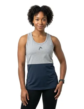 Padel Tech Sleeveless T-shirt Grey / Navy S - Head Racket - FashionsVida