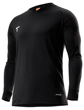 T-shirt à Manches Longues Goalkeeper Black M Homme - T1TAN - FashionsVida