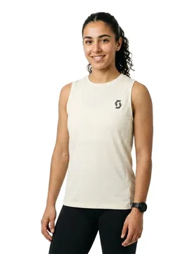 Endurance Lt Sleeveless T-shirt Cotton White M Women - Scott - FashionsVida