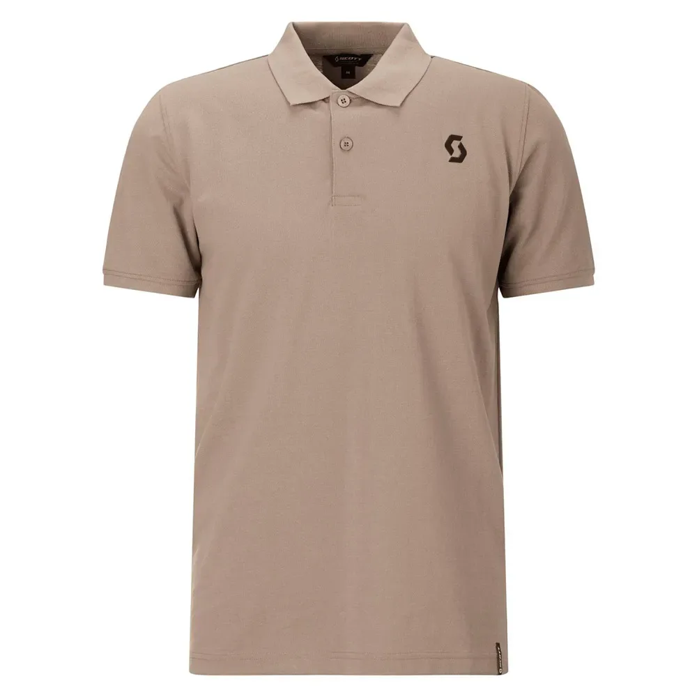 Polo A Maniche Corte Icon Toast Beige - Scott - FashionsVida