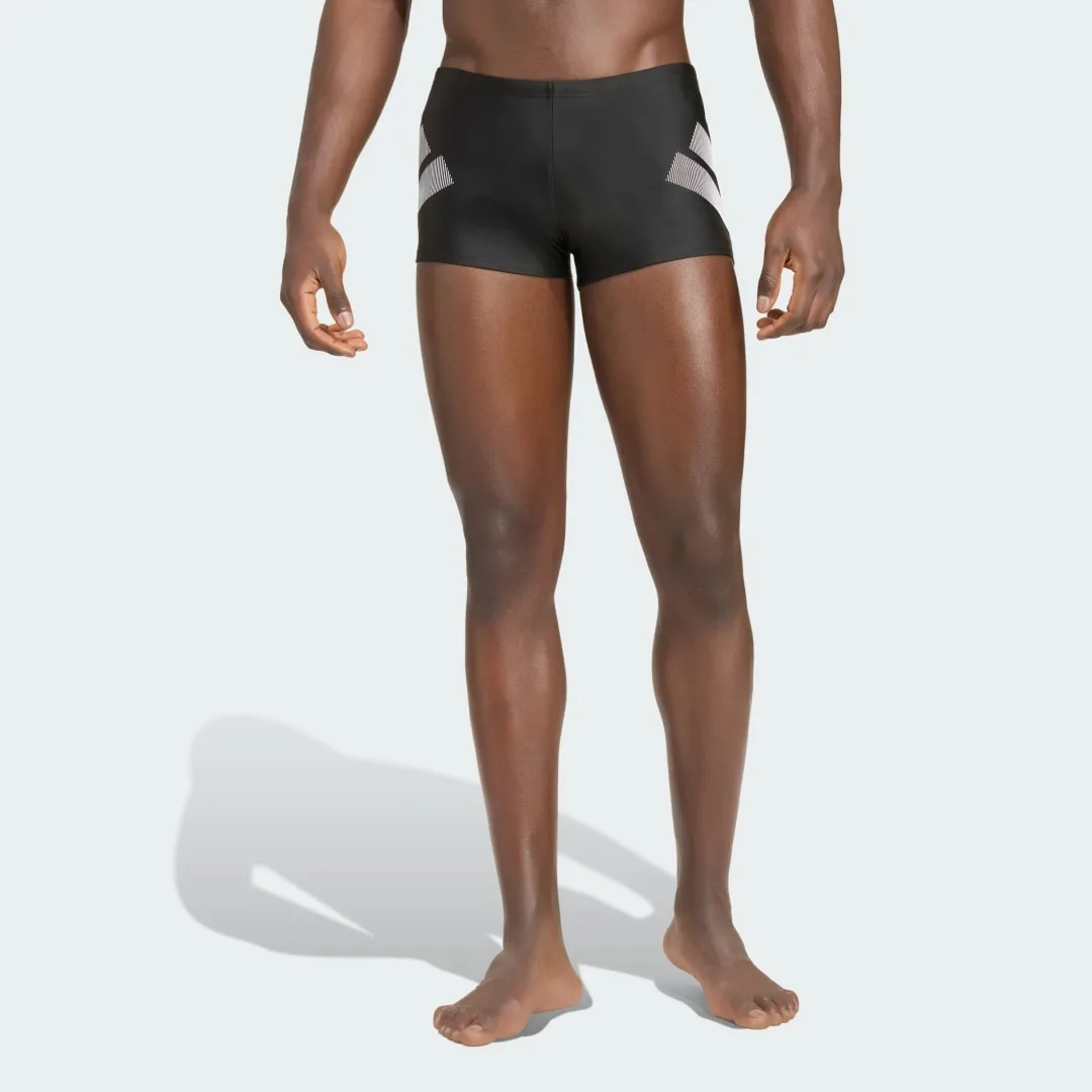 BOXER BIG BARS XS/S Black / White - Adidas - FashionsVida