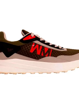 Martin Sneaker Urban Green / Red EU 44 - William - FashionsVida