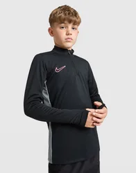 Academy 1/4-Zip Oberteil Kinder, Schwarz - unisex - Size: 7-8Y