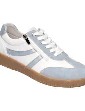 Leder-Sneaker „Lisa“ blau 38 Damen - wonderwalk - FashionsVida