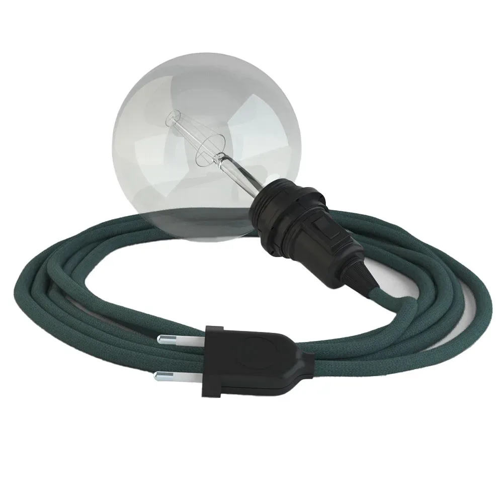 Cables Lampe Suspendue Pour Abat-jour Rc30 3 M Stone Gray / Black One Size - Creative - FashionsVida