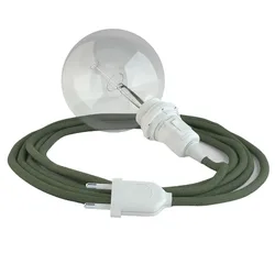 Cables Lampe Suspendue Pour Abat-jour Rc63 5 M Green / White One Size