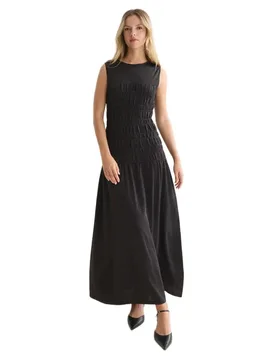 Robe Longue Sans Manches Ufu01640t Meteorite XS - Scotch & Soda - FashionsVida