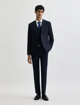Pantalón de traje para hombre lisa - Easy Wear - FashionsVida