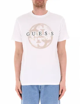 Guess T-shirt girocollo AVORIO M - Guess - FashionsVida