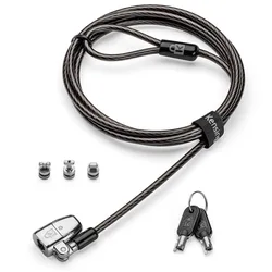 Cadenas Clicksafe 2.0 Universal Keyed Lock Black / Silver One Size unisex