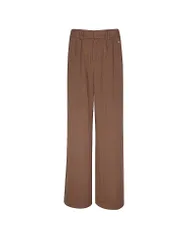 Pantalon large marron 38