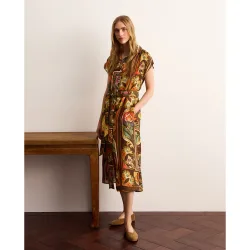 Vestido lino sin mangas