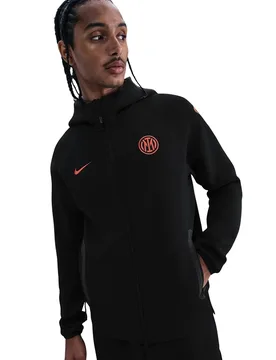 Inter-Milan Kapuzenpullover Tech Windrunner 2025/26 - Noir - male - Size: M - Nike - FashionsVida