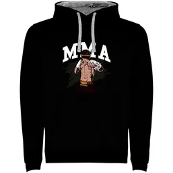 Sweat à Capuche Fighter Bicolor Black / Grey 3XL