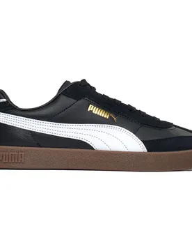 Mens Club Ii Era Trainers - Black Leather - Size Uk 10 - Puma - FashionsVida