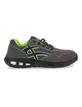 Scarpe antinfortunistiche basse grigie inserti fluo S1P YL-5068-2 S1P 44 - BLACK SHOOT - FashionsVida