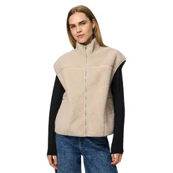 Pieces Gilet Sadia Silver Gray M