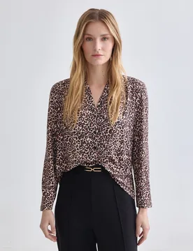 Blusa de mujer estampada manga larga - Zermatt - FashionsVida