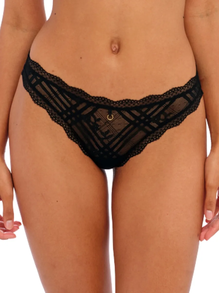 Womens Fatale Brazilian - Black Polyamide - Size Small - Freya - FashionsVida