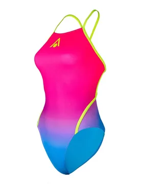 Essential Diamond Back Adjustable Swimsuit Multicolor / Yellow 46 Women - Aquasphere - FashionsVida