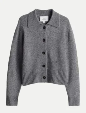 Opus Strickjacke Dofur Grau 38 - Opus - FashionsVida