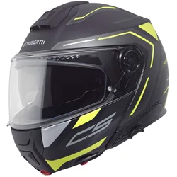 Casco Moto Modulare P/J C5 OMEGA Giallo taglia M