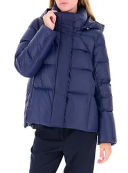 Piumino con cappuccio BLU AVIO 38
