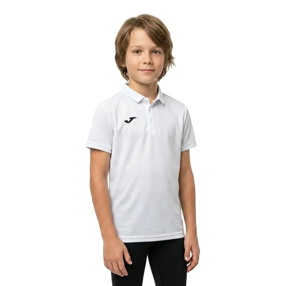 Hobby Short Sleeve Polo White 4-5 Years - Joma - FashionsVida