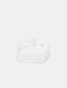 Choker aus Metallgewebe Grau OS - Stradivarius - FashionsVida