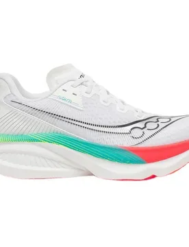 Endorphin Azura Running Shoes White / Multi UK 7.5 Men - Saucony - FashionsVida