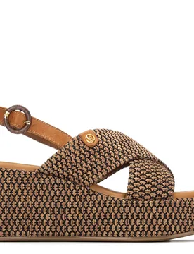 Sandali Con Zeppa 16323 Camel EU 36 - Carmela - FashionsVida