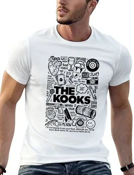 The Kooks, The Kooks T-Shirt essential t shirt t shirts cotton 100% printed t shirts for man T-Shirt - Aliexpress - FashionsVida
