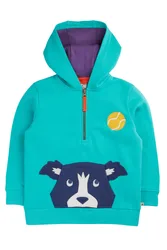Kids 100% Organic Cotton Hadley Half Zip Hoodie