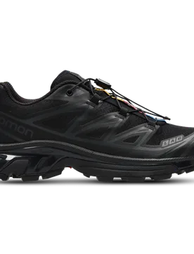 XT-6 Women's Sneakers - Black - Size 5 - Plastic/Polycarbonate - Black - Size: 5 - Salomon - FashionsVida