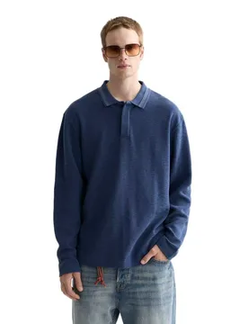 Polo A Maniche Lunghe 182271 Relaxed Fit Oceana L - Scotch & Soda - FashionsVida