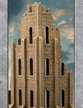 Gothic Battlefields: Large Corner - Sandstone (x1) - Battlefront Miniatures - FashionsVida