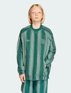 MINECRAFT SST LOOSE TRACK TOP 11-12A Collegiate Green / Tech Emerald - Adidas - FashionsVida