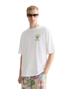 T-shirt à Manches Courtes 183157 Bright White XL - Scotch & Soda - FashionsVida