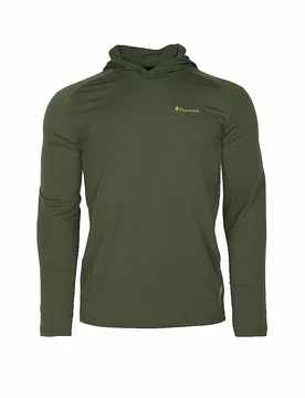 Herren Funktionssweater Insect Safe Hoodie olive M M - Pinewood - FashionsVida
