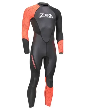 Explorer Pro Long Sleeve Neoprene Wetsuit Black / Red M Men - Zoggs - FashionsVida