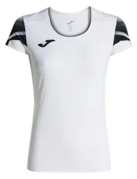 Maglietta A Maniche Corte Elite Xi White / Black L - Joma - FashionsVida