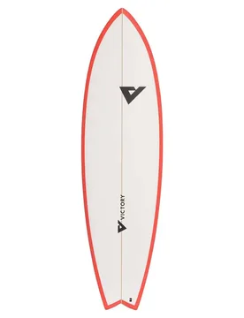 Planche De Surf Long Fish Epoxy 6´6 Matt Red 198.12 cm unisex - Victory - FashionsVida