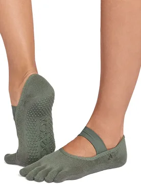 Chaussettes Full Toe Mia Pilates Grip Ivy Field EU 36-38 1/2 - ToeSox - FashionsVida