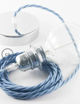 Cables Lampe Suspendue Pendel Pour Abat-jour Tc53 Diy 1 M Ocean / Chrome Plated One Size - Creative - FashionsVida