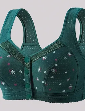 Sujetador sin costuras, cómodo y con cierre delantero, lencería para mujer L - Shein - FashionsVida