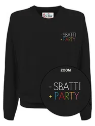 Felpe senza cappuccio uomo - heron light embry sbatti party 00 - nero