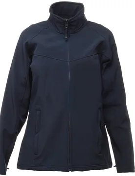 Womens Ladies Uproar Softshell Wind Resistant Jacket (Navy) - Size 16 Uk - Regatta - FashionsVida