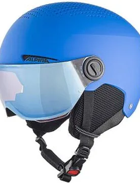 Casco da sci per bambini Zupo Visor Q-Lite blu 48-52CM - Alpina - FashionsVida