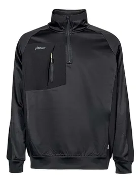 Sweat à Demi-zip Leeds Black Carbon XL - U-Power - FashionsVida